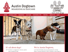 Tablet Screenshot of dogtownaustin.com